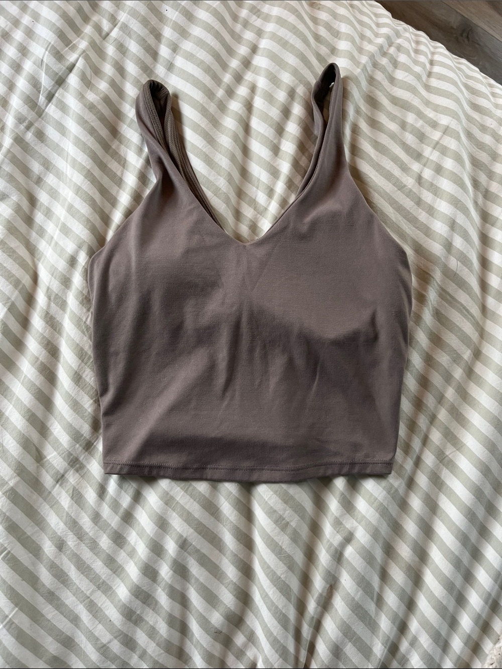 V-Neck Cropped Tank Top
